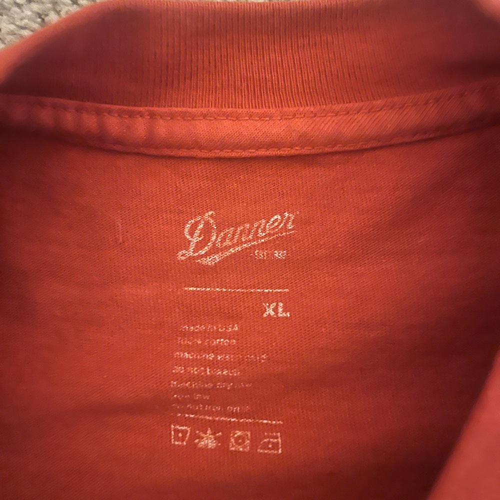 Burnt orange Danner pocket shirt